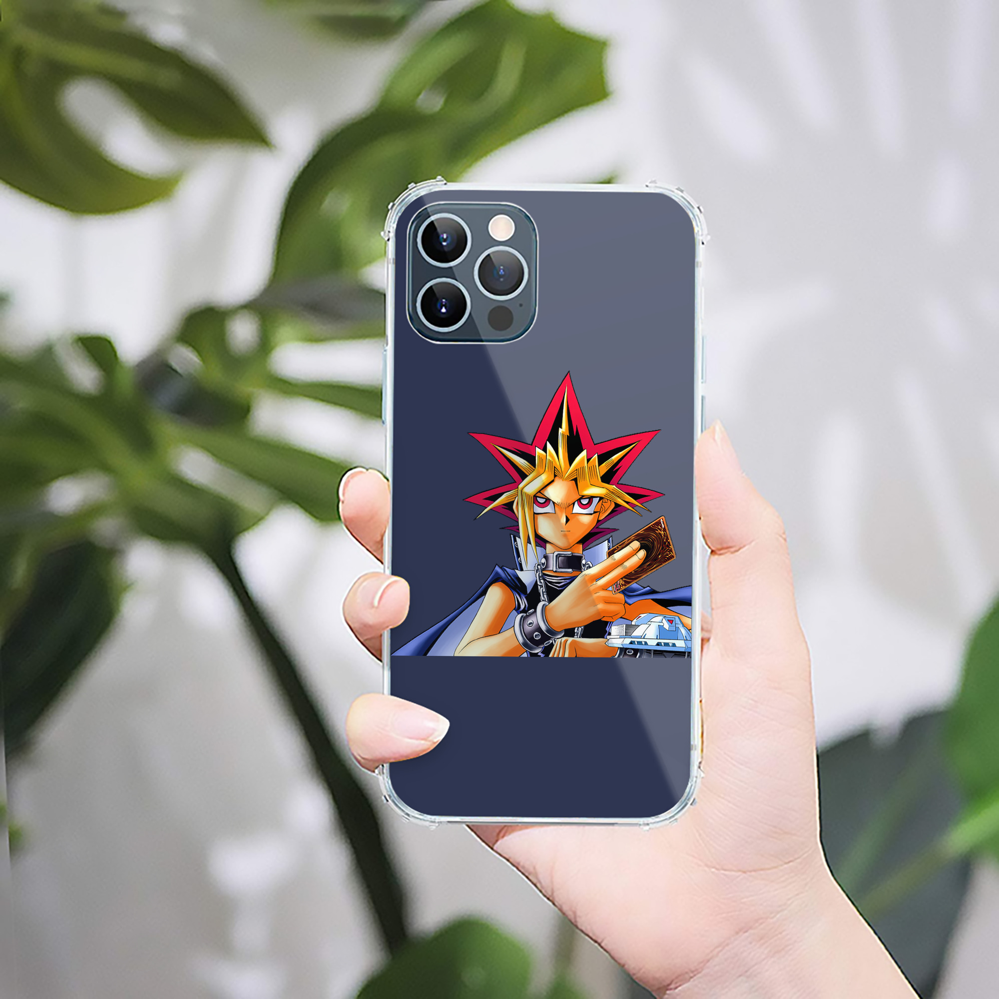 （画像用） 遊☆戯☆王 Yu-Gi-Oh! 【iPhone 12シリーズ対応】透明スマホケース（クリアソフトケース）
